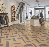 Forbo Modul'up 19dB Wood 9201UP4319 light hybrid wood concrete фото 2 | FLOORDEALER